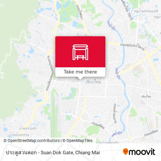 ประตูสวนดอก - Suan Dok Gate map