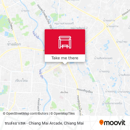 ขนส่งอาเขต - Chiang Mai Arcade map