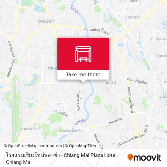 โรงแรมเชียงใหม่พลาซ่า - Chiang Mai Plaza Hotel map