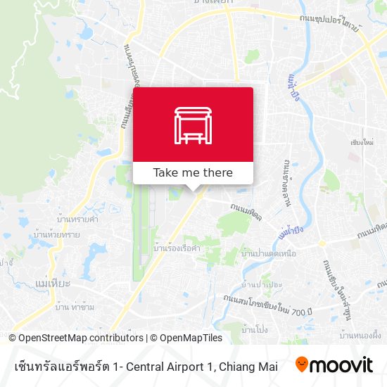 เซ็นทรัลแอร์พอร์ต 1- Central Airport 1 map