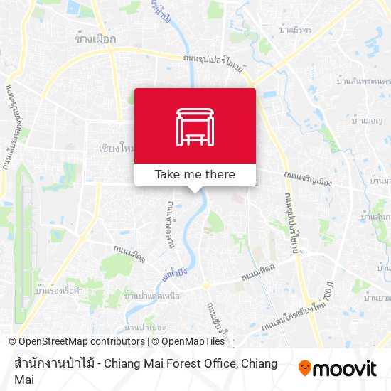 สำนักงานป่าไม้ - Chiang Mai Forest Office map