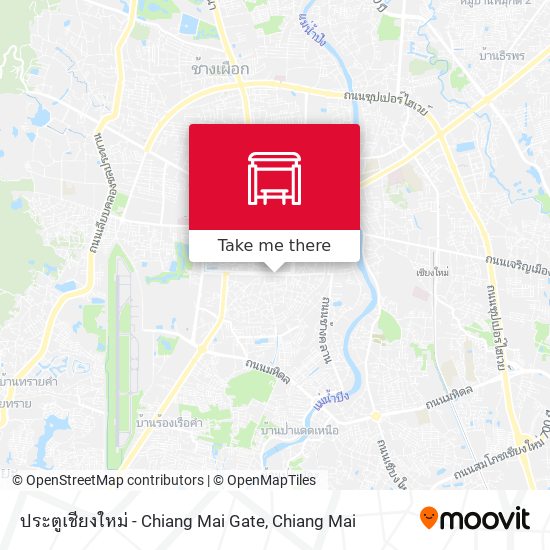 ประตูเชียงใหม่ - Chiang Mai Gate map