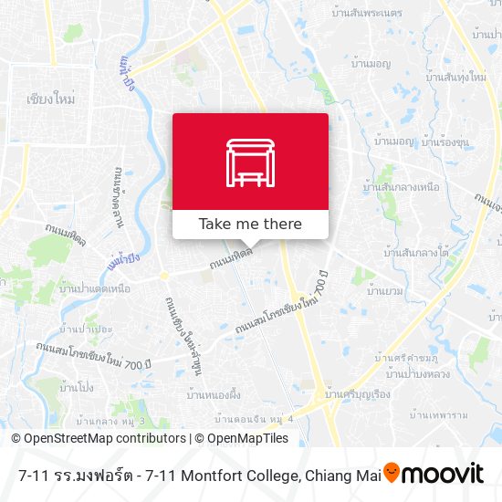 7-11 รร.มงฟอร์ต - 7-11 Montfort College map