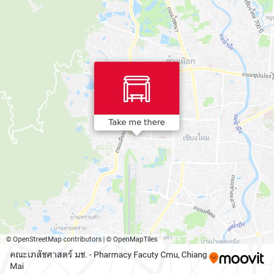 คณะเภสัชศาสตร์ มช. - Pharmacy Facuty Cmu map