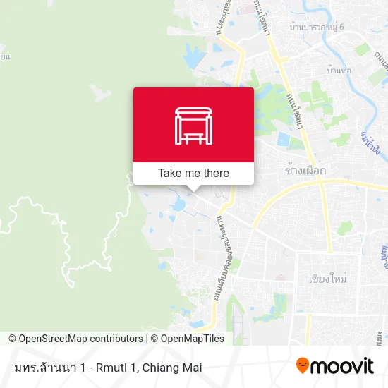 มทร.ล้านนา 1 - Rmutl 1 map