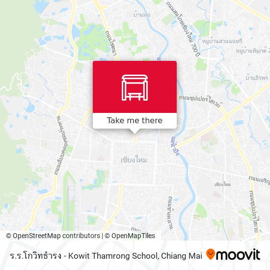 ร.ร.โกวิทธำรง - Kowit Thamrong School map
