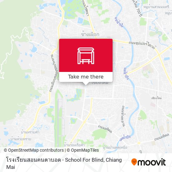 โรงเรียนสอนคนตาบอด - School For Blind map