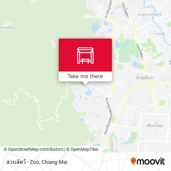 สวนสัตว์ - Zoo map