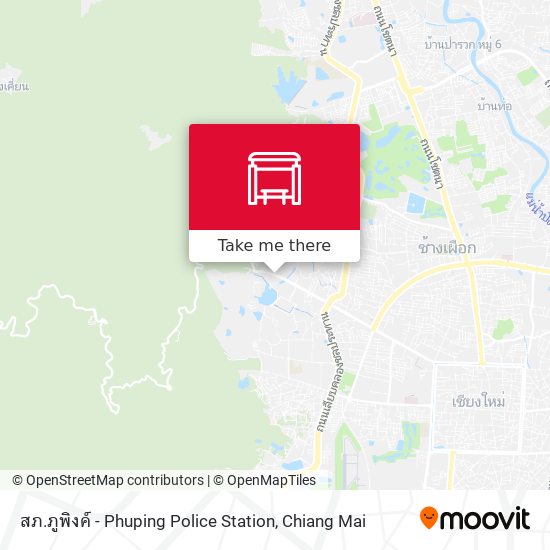 สภ.ภูพิงค์ - Phuping Police Station map