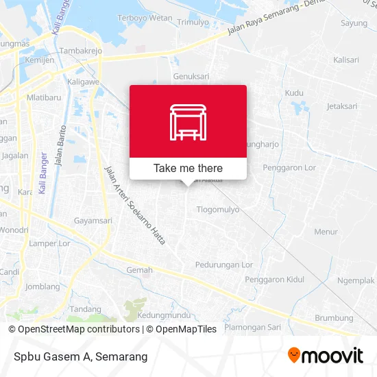 Spbu Gasem A map