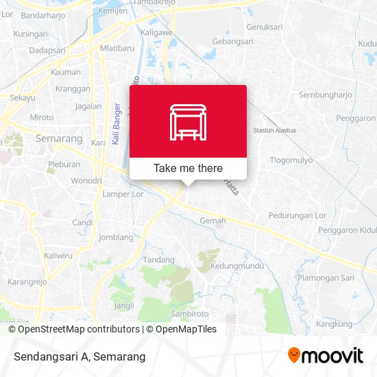 Sendangsari A map