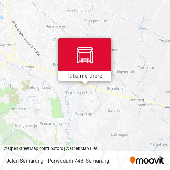 Jalan Semarang - Purwodadi 743 map