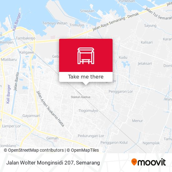 Jalan Wolter Monginsidi 207 map