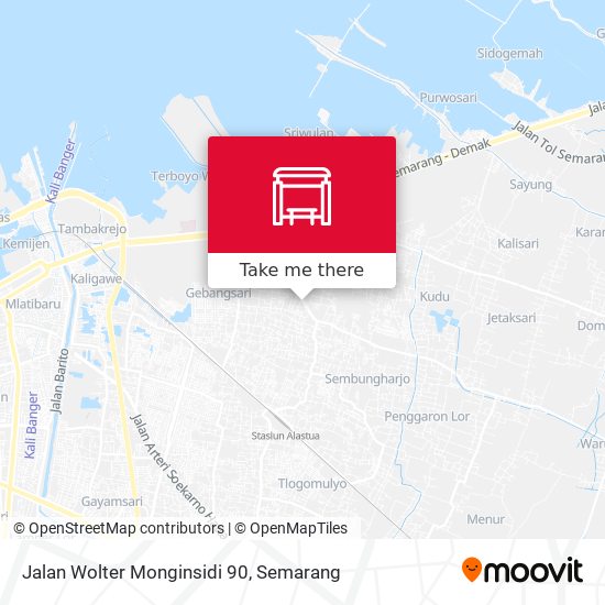 Jalan Wolter Monginsidi 90 map