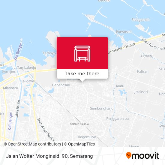 Jalan Wolter Monginsidi 90 map