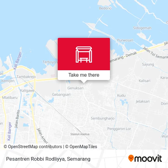 Pesantren Robbi Rodliyya map