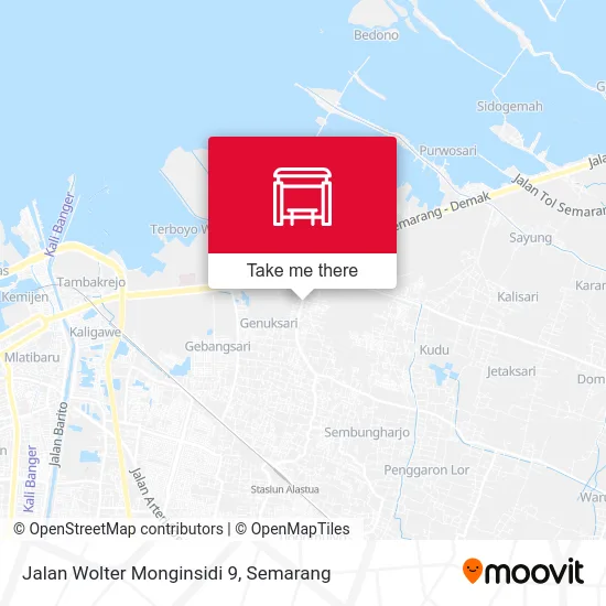 Jalan Wolter Monginsidi 9 map