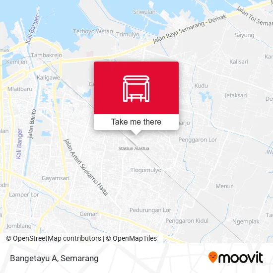 Bangetayu A map