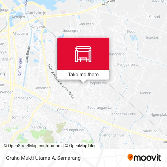 Graha Mukti Utama A map