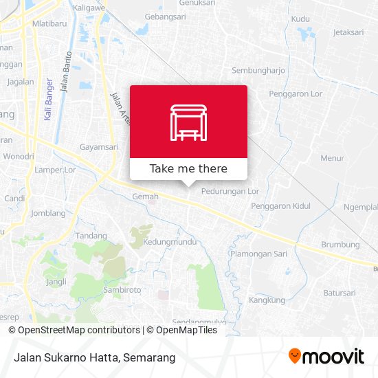 Jalan Sukarno Hatta map