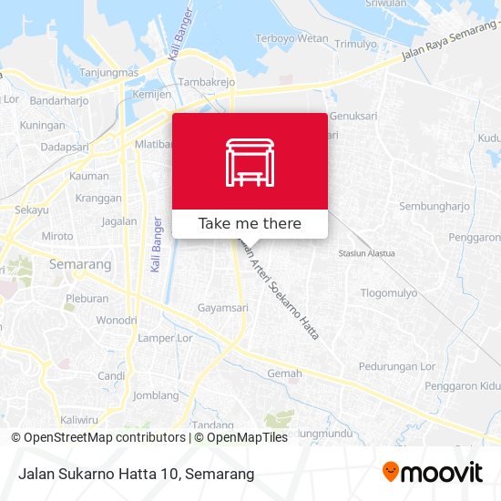 Jalan Sukarno Hatta 10 map