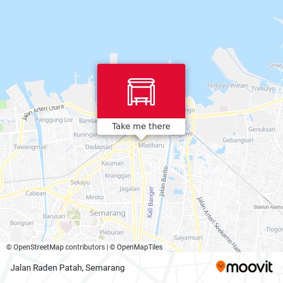 Jalan Raden Patah map