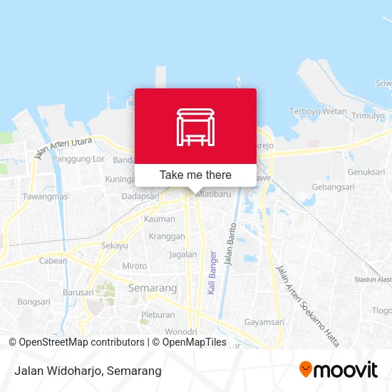 Jalan Widoharjo map