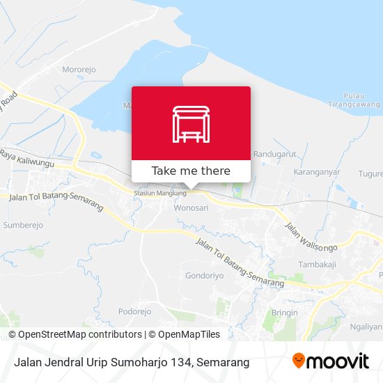 Jalan Jendral Urip Sumoharjo 134 map