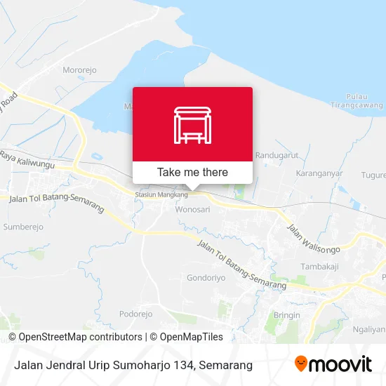 Jalan Jendral Urip Sumoharjo 134 map