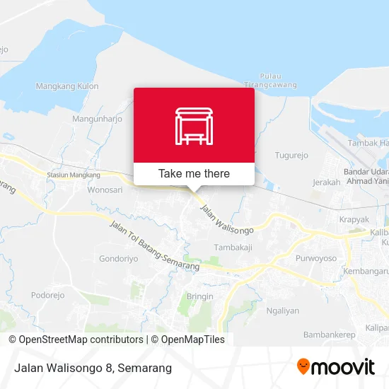 Jalan Walisongo 8 map