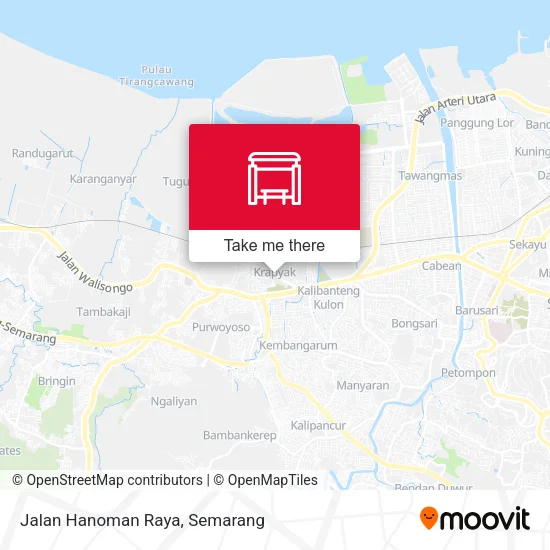 Jalan Hanoman Raya map