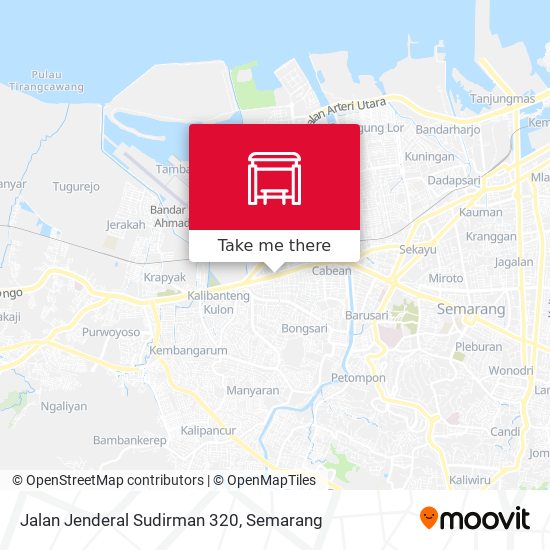 Jalan Jenderal Sudirman 320 map