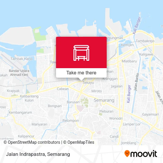 Jalan Indrapastra map