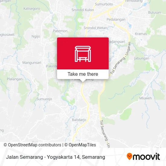 Jalan Semarang - Yogyakarta 14 map