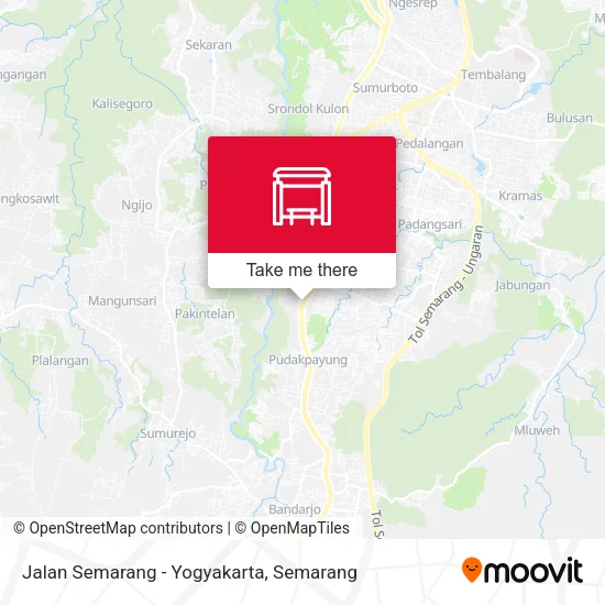 Jalan Semarang - Yogyakarta map