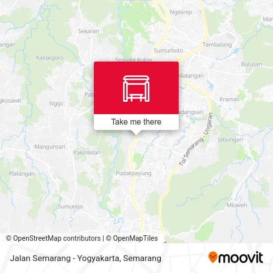 Jalan Semarang - Yogyakarta map