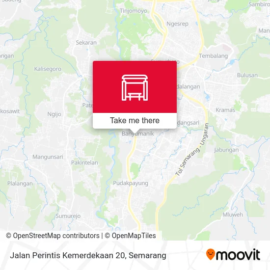 Jalan Perintis Kemerdekaan 20 map