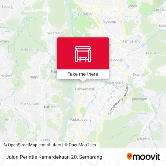 Jalan Perintis Kemerdekaan 20 map