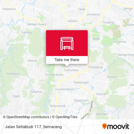 Jalan Setiabudi 117 map