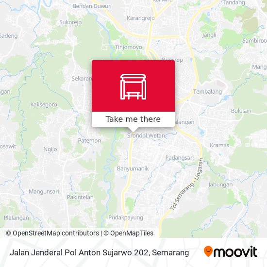 Jalan Jenderal Pol Anton Sujarwo 202 map