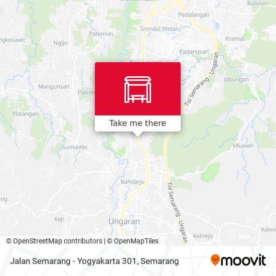 Jalan Semarang - Yogyakarta 301 map