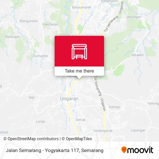 Jalan Semarang - Yogyakarta 117 map
