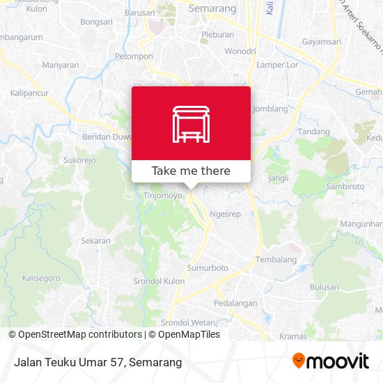 Jalan Teuku Umar 57 map