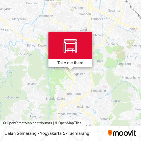 Jalan Semarang - Yogyakarta 57 map