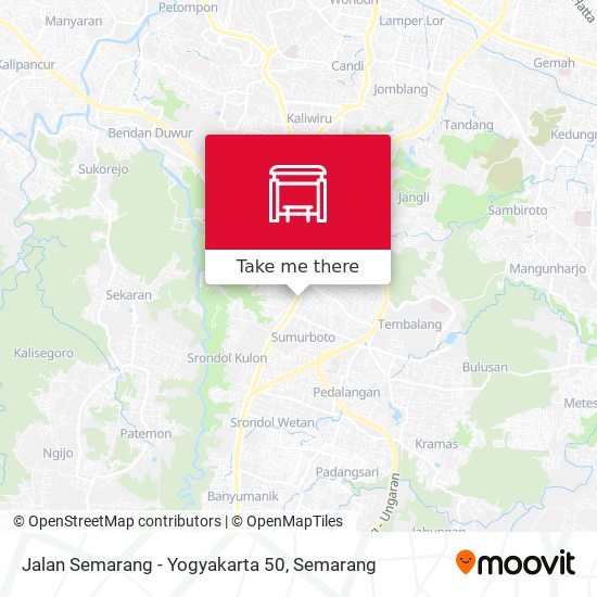 Jalan Semarang - Yogyakarta 50 map