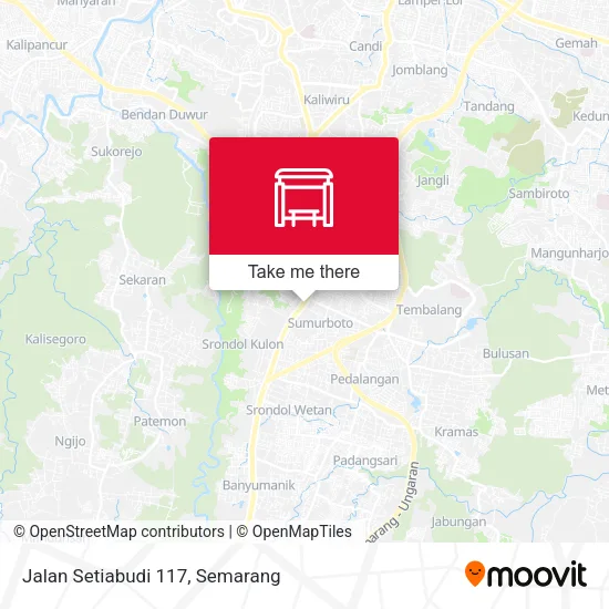 Jalan Setiabudi 117 map