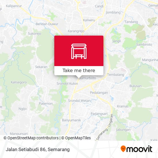 Jalan Setiabudi 86 map