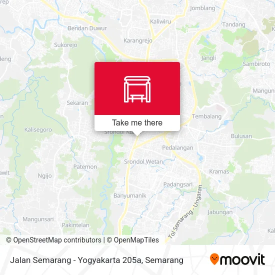 Jalan Semarang - Yogyakarta 205a map