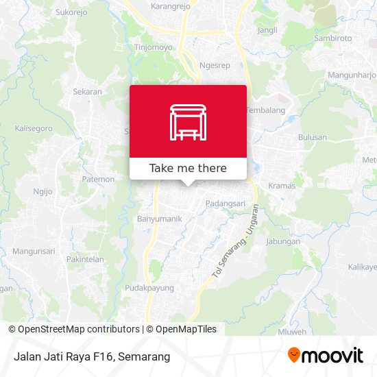 Jalan Jati Raya F16 map