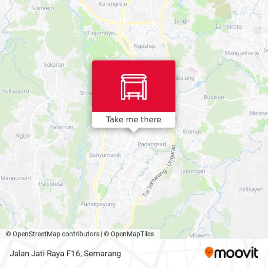 Jalan Jati Raya F16 map